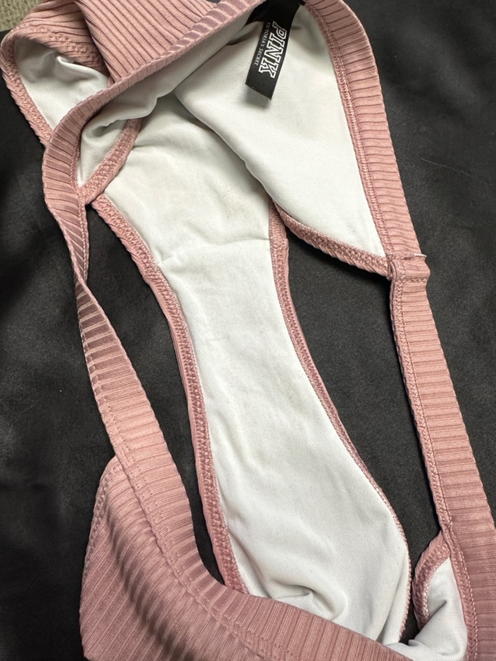 Victoria's Secret Pink Ribbed 2 piece bathing suit - Picture 9 of 9